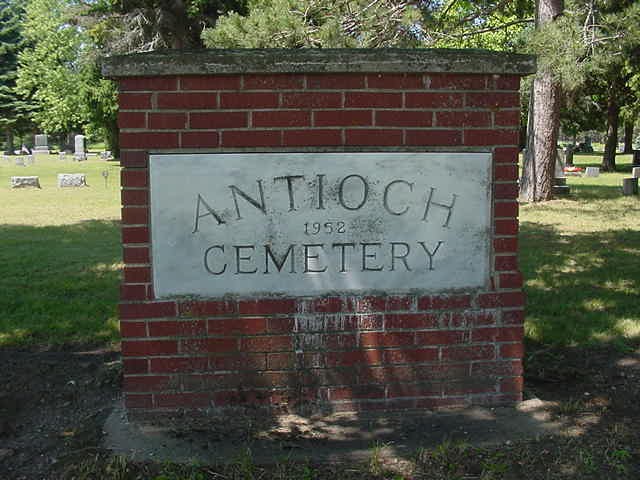 Antioch Cemetery Sign