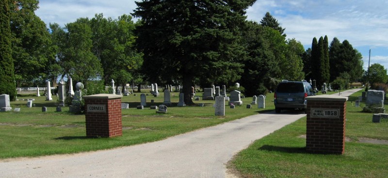 Cornell Cemetery Entrance