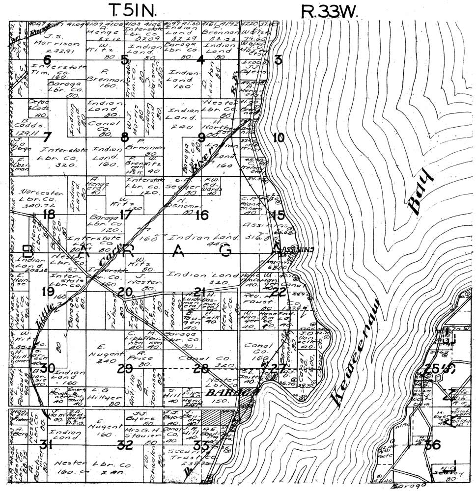 Part of Baraga Township T49N R34W