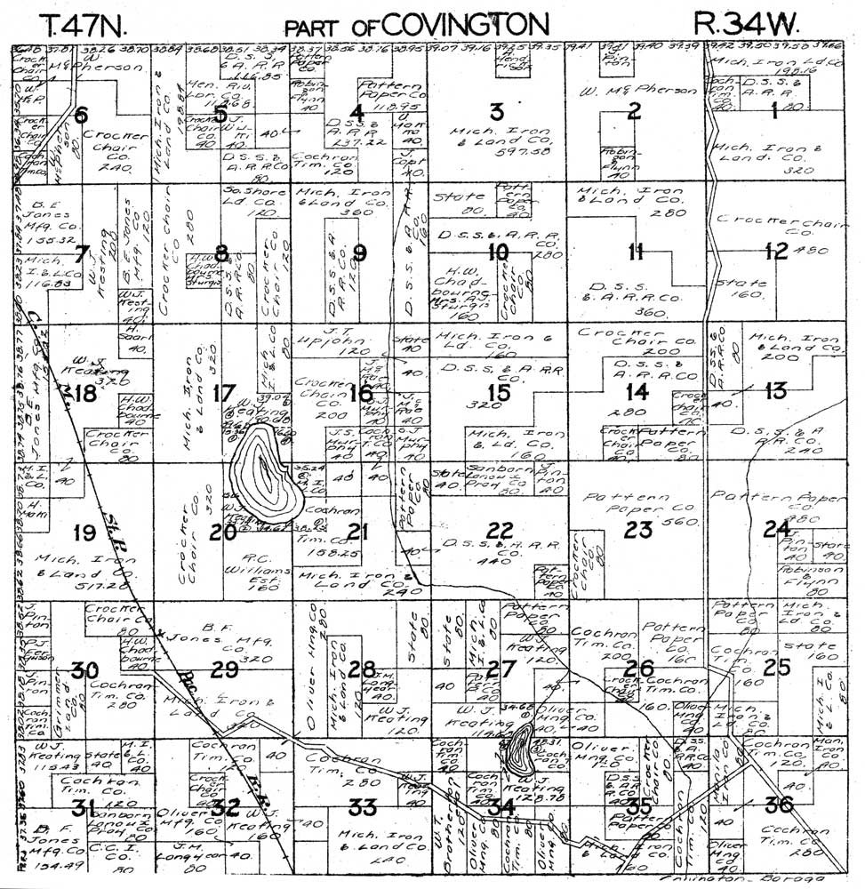 Part of Covington Township T47N R34W