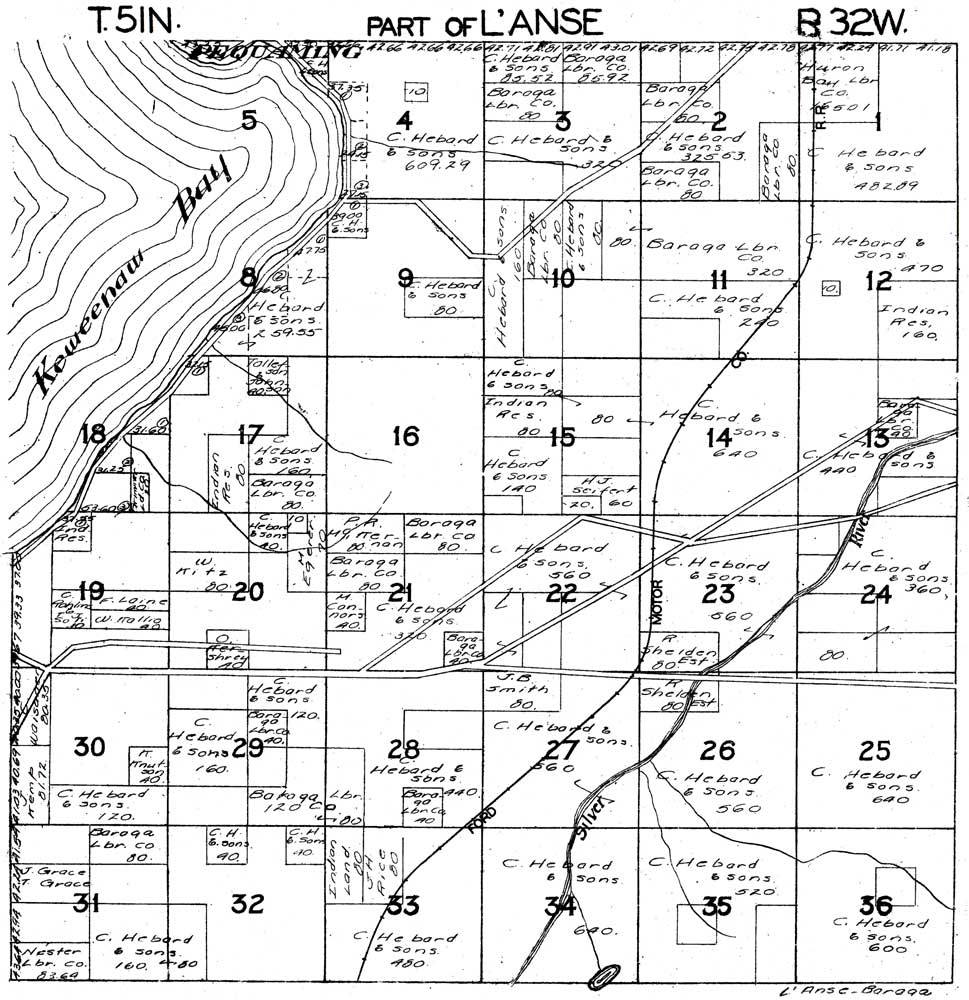 Part of L'Anse Township T51N R32W