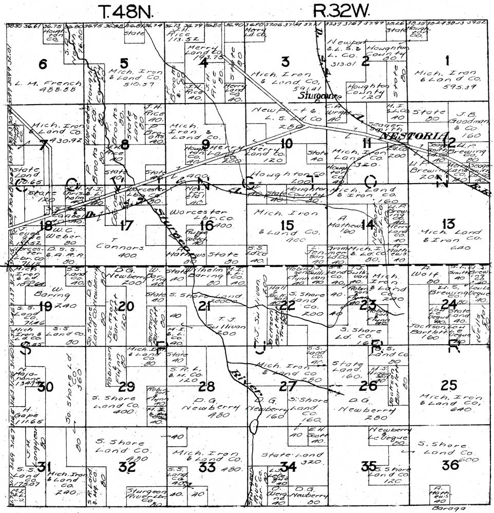 Part of Spurr Township T48N R32W