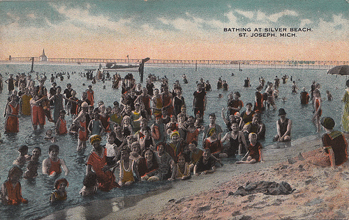 Siler Beach Bathers