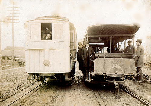 trolley cars