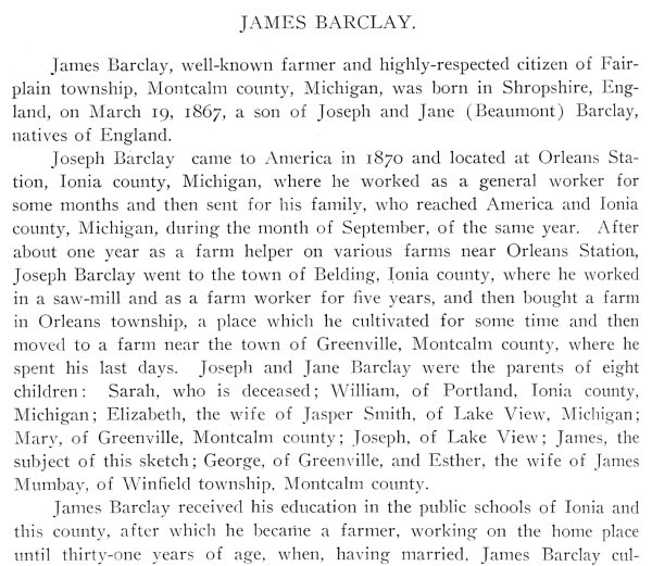 James Barclay Bio