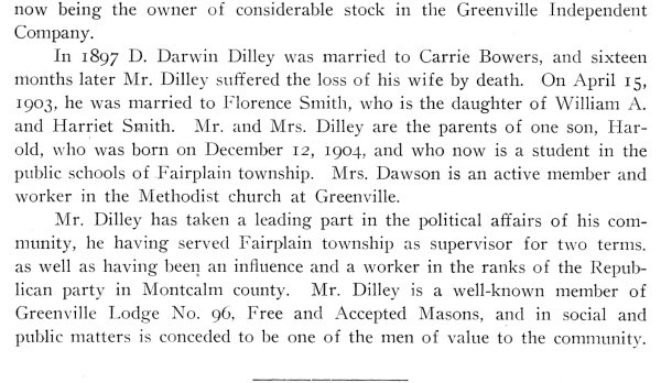 D. Darwin Dilley Bio