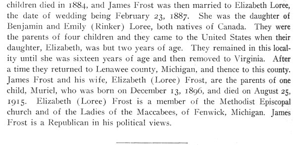 James Frost Bio