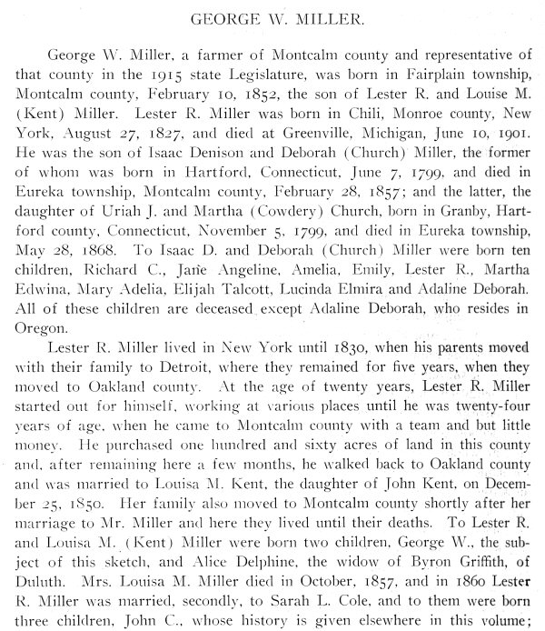 George W. Miller Bio