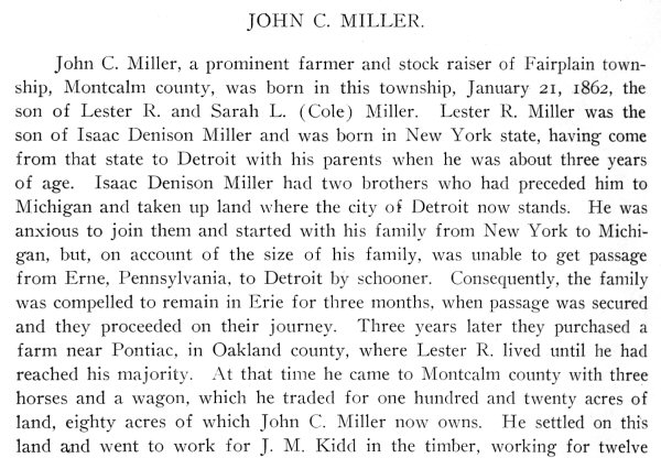 D. John C. Miller Bio