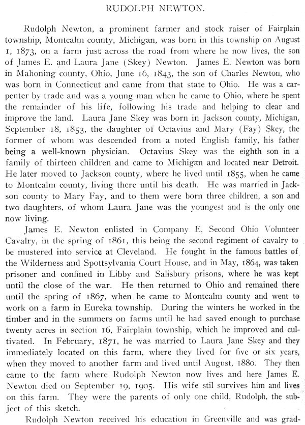 Rudolph Newton Bio