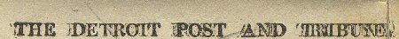Civil War - Detroit Tribune - 1882