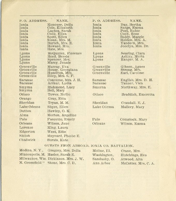 Civil War - Ionia County Battalion