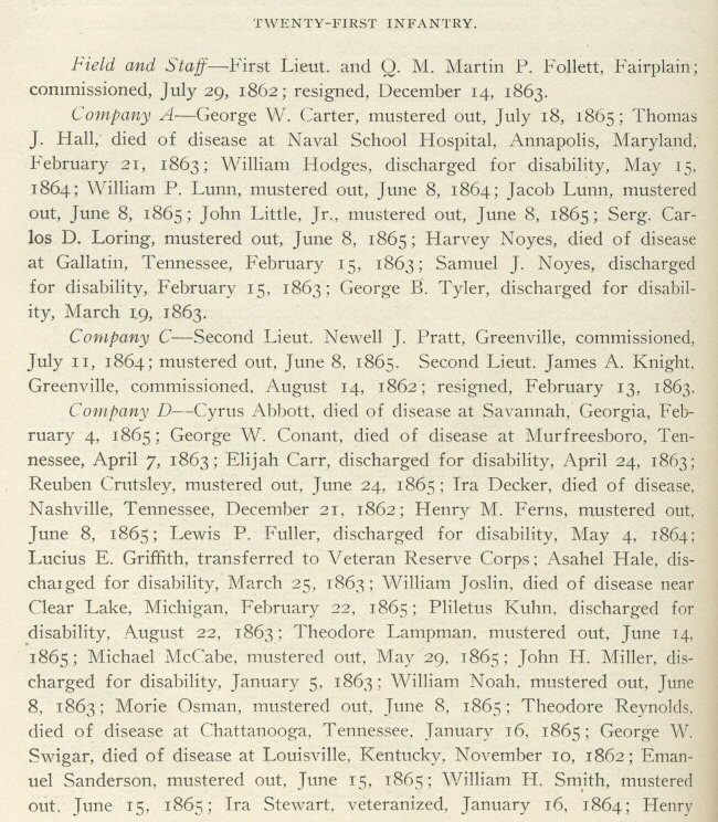 Montcalm County in the Civil War by John W. Dasef