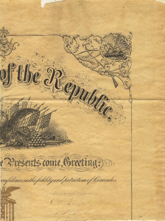 William A. Kent - 1882 Charter