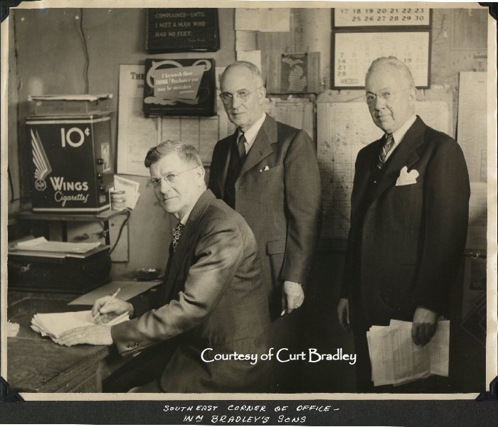 Interior of Wm. Bradley's Sons building