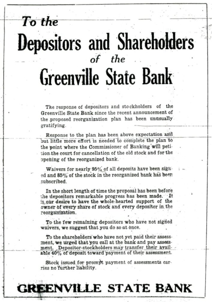 Greenville - First State Bank