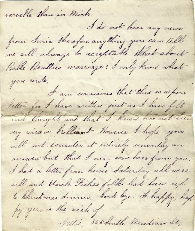 from Indianapolis - 1877