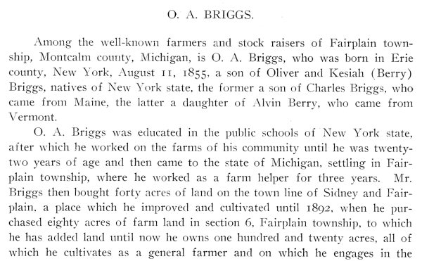 O.A. Briggs Bio