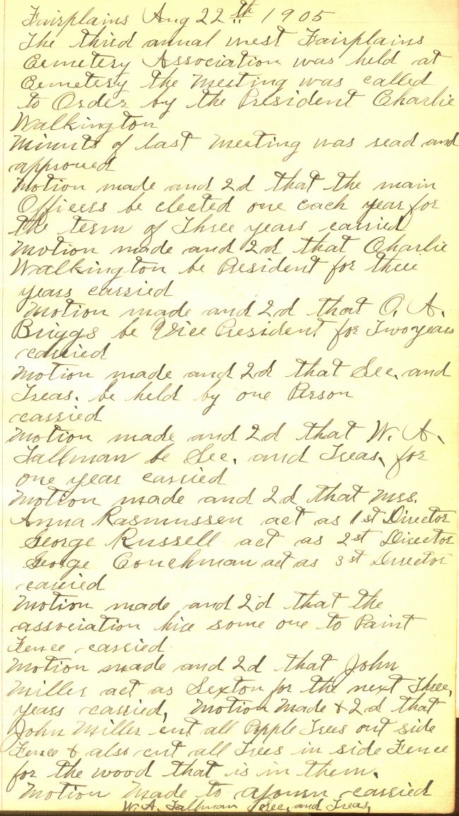 Fairplains Cemetery Association