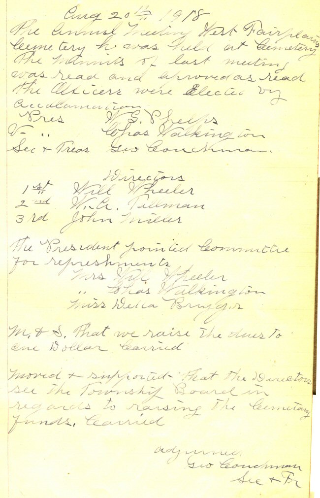 Fairplains Cemetery Association