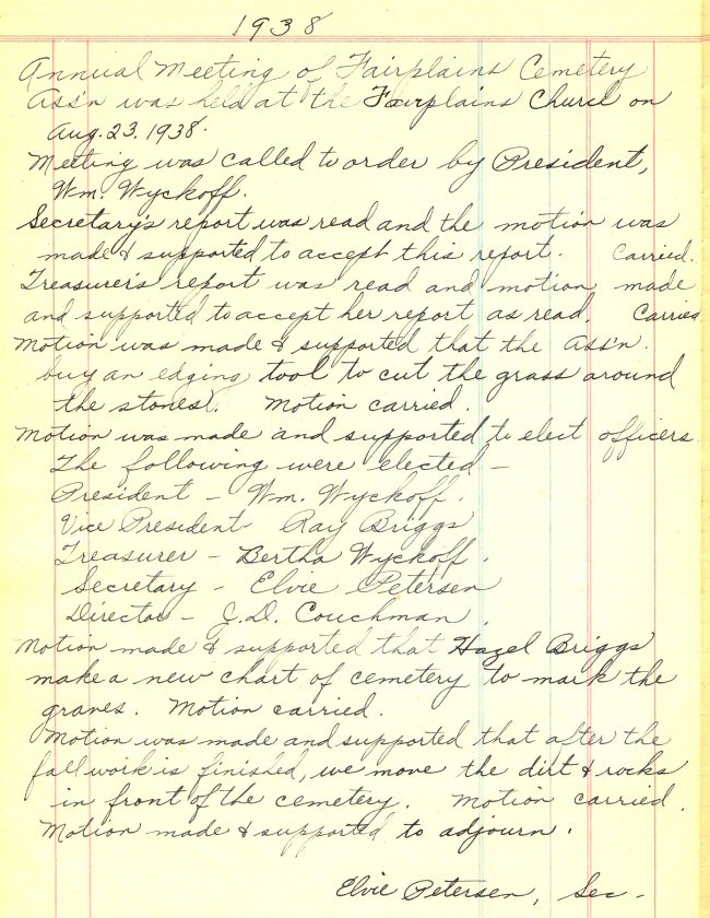 Fairplains Cemetery Association