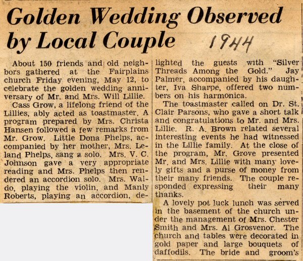 Golden Wedding
