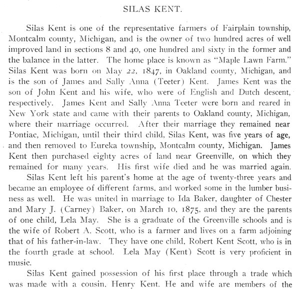 Silas Kent Bio