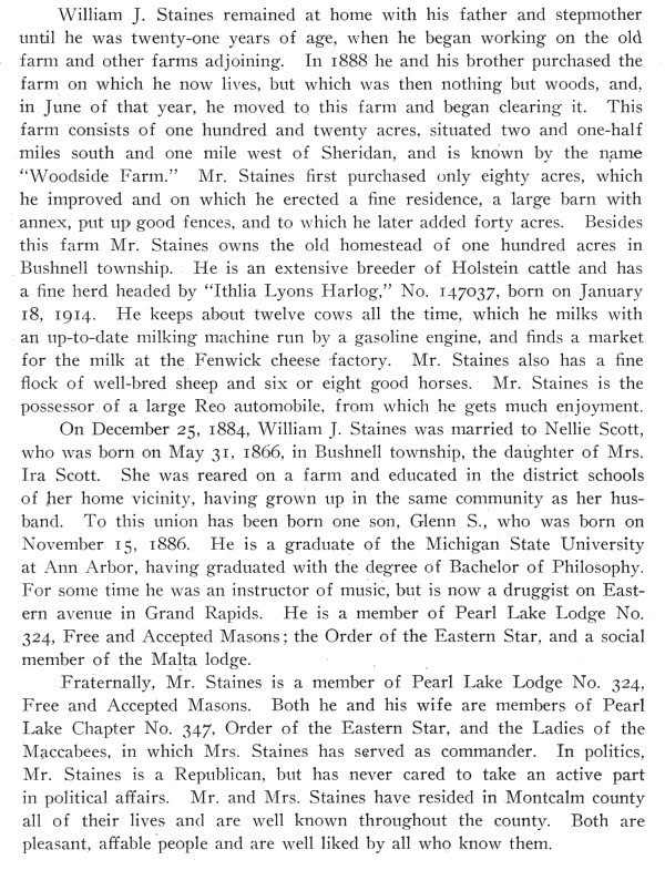 William J. Staines Bio