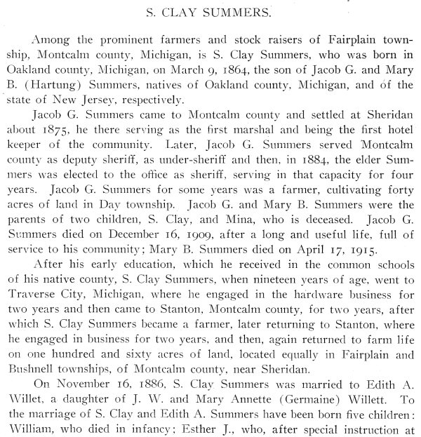 S. Clay Summers Bio