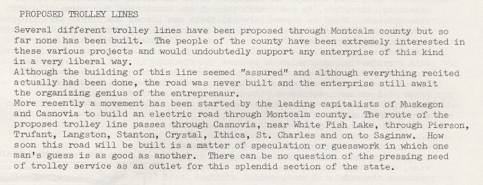 Proposed Trolley Lines