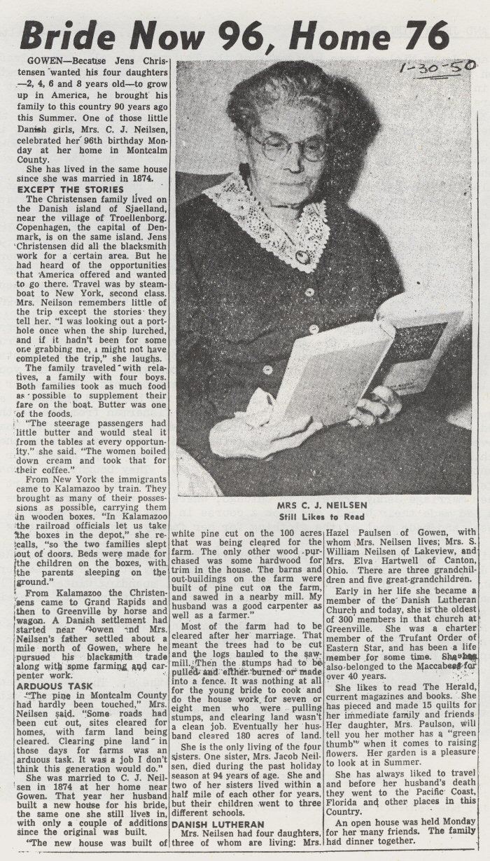 Mrs. C. J. Neilsen