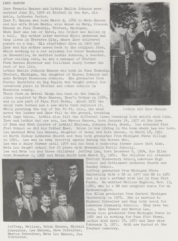 Iner Hansen Family