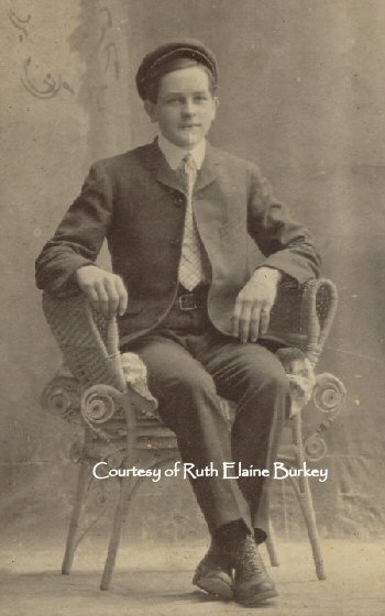 Frank Courter as a boy