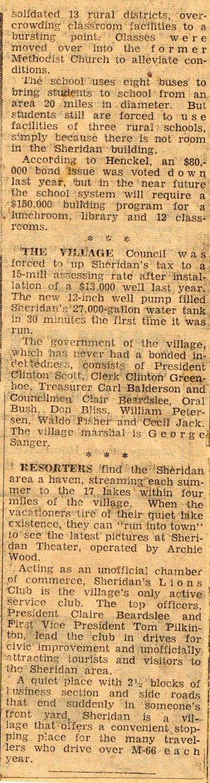 Sheridan History