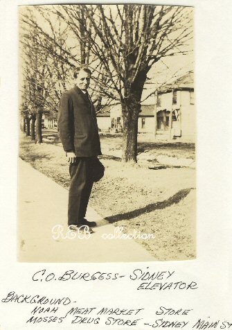 Charles Burgess - Owned the Sidney Elevator