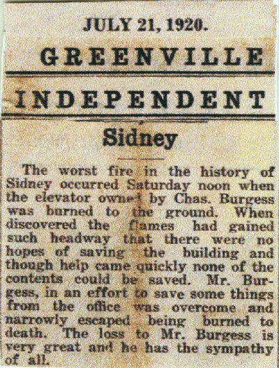 Worst fire in Sidney's history.