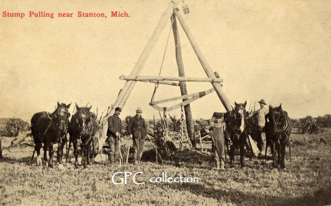 Stump pulling