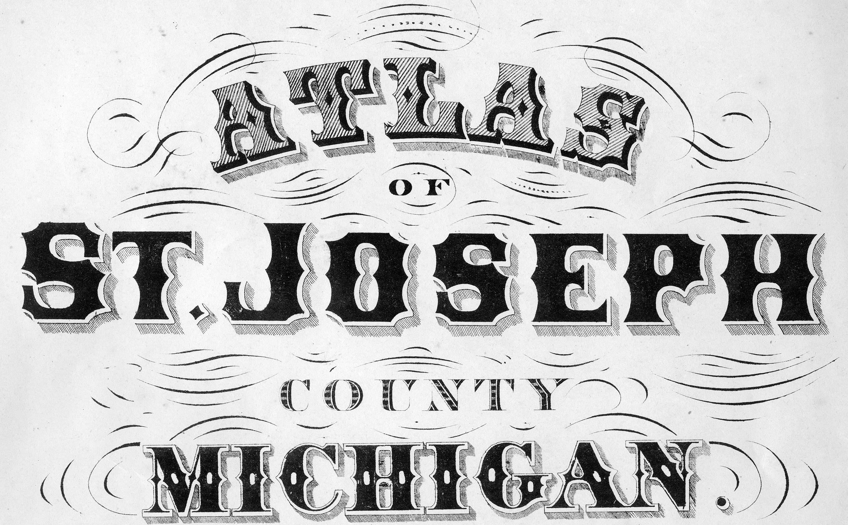 Title image from a St. Joseph County atlas