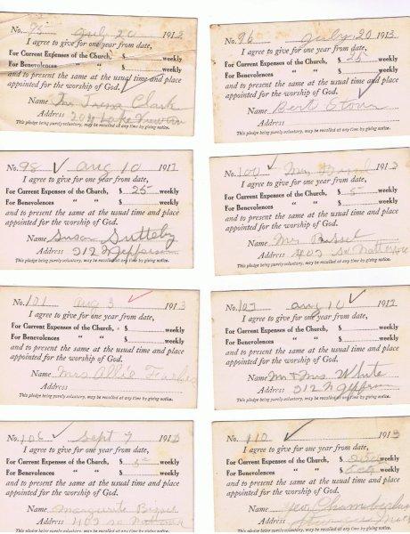 Sturgis Baptist Church pledge card 05