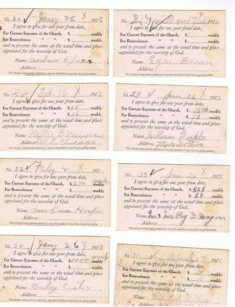Sturgis Baptist Church pledge card 07